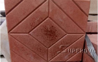 Укладка тротуарной плитки Ромб цветная в Барановичах недорого